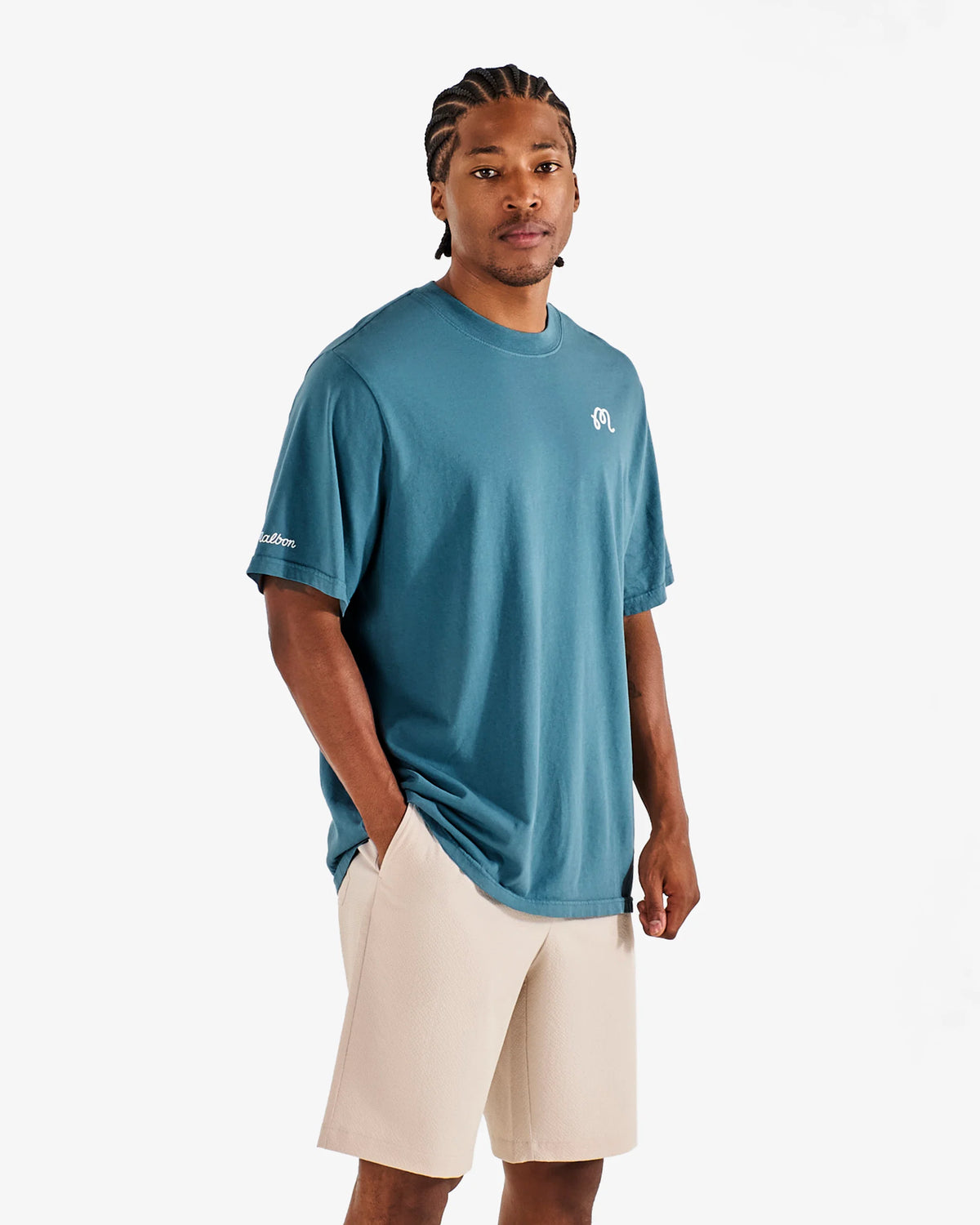 Bermuda Tee - Aegean Blue