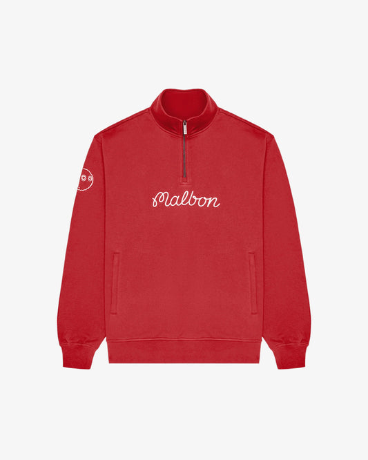 Collegiate Sweatshirt - Crimson Red