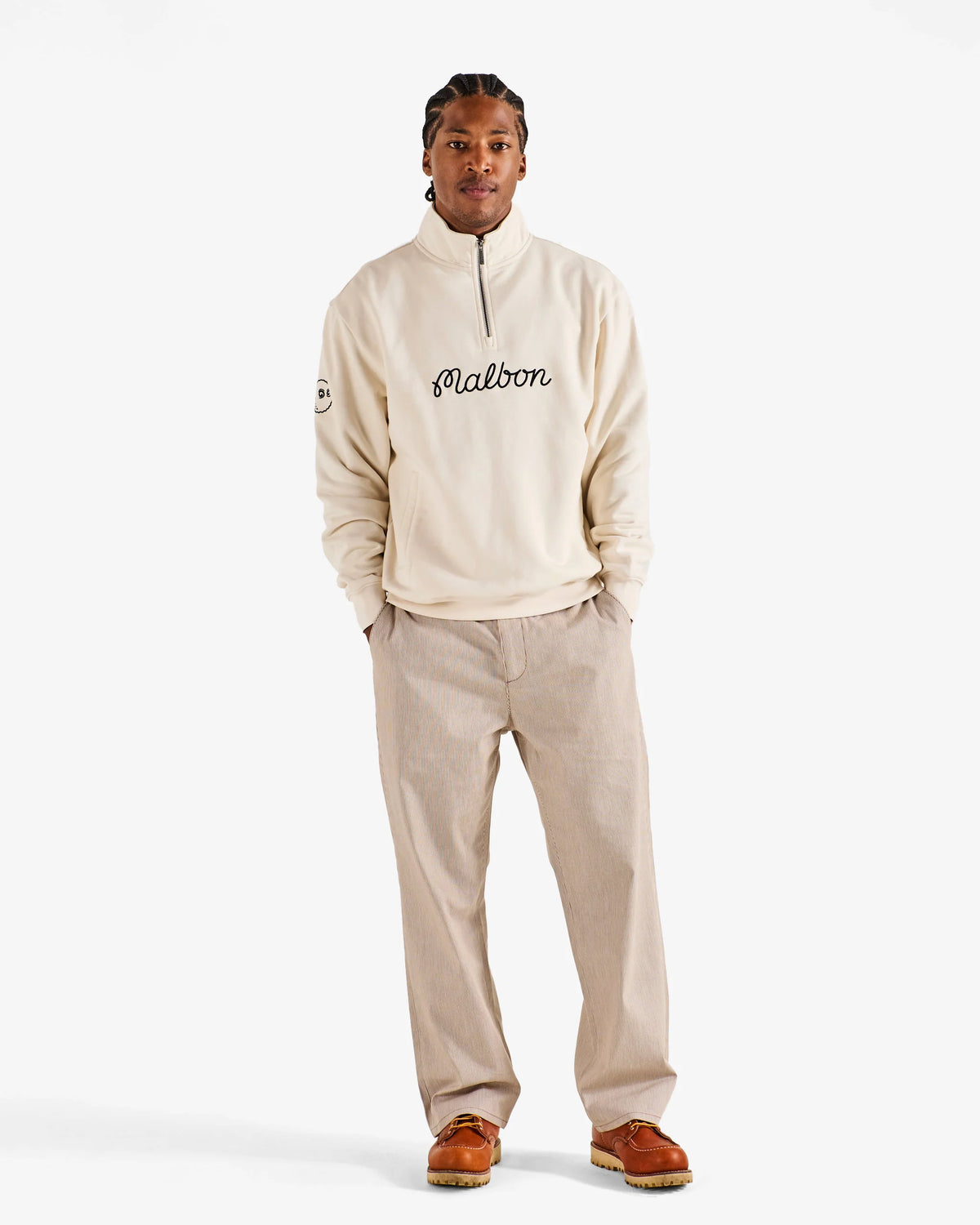 Collegiate Sweatshirt - Ivory