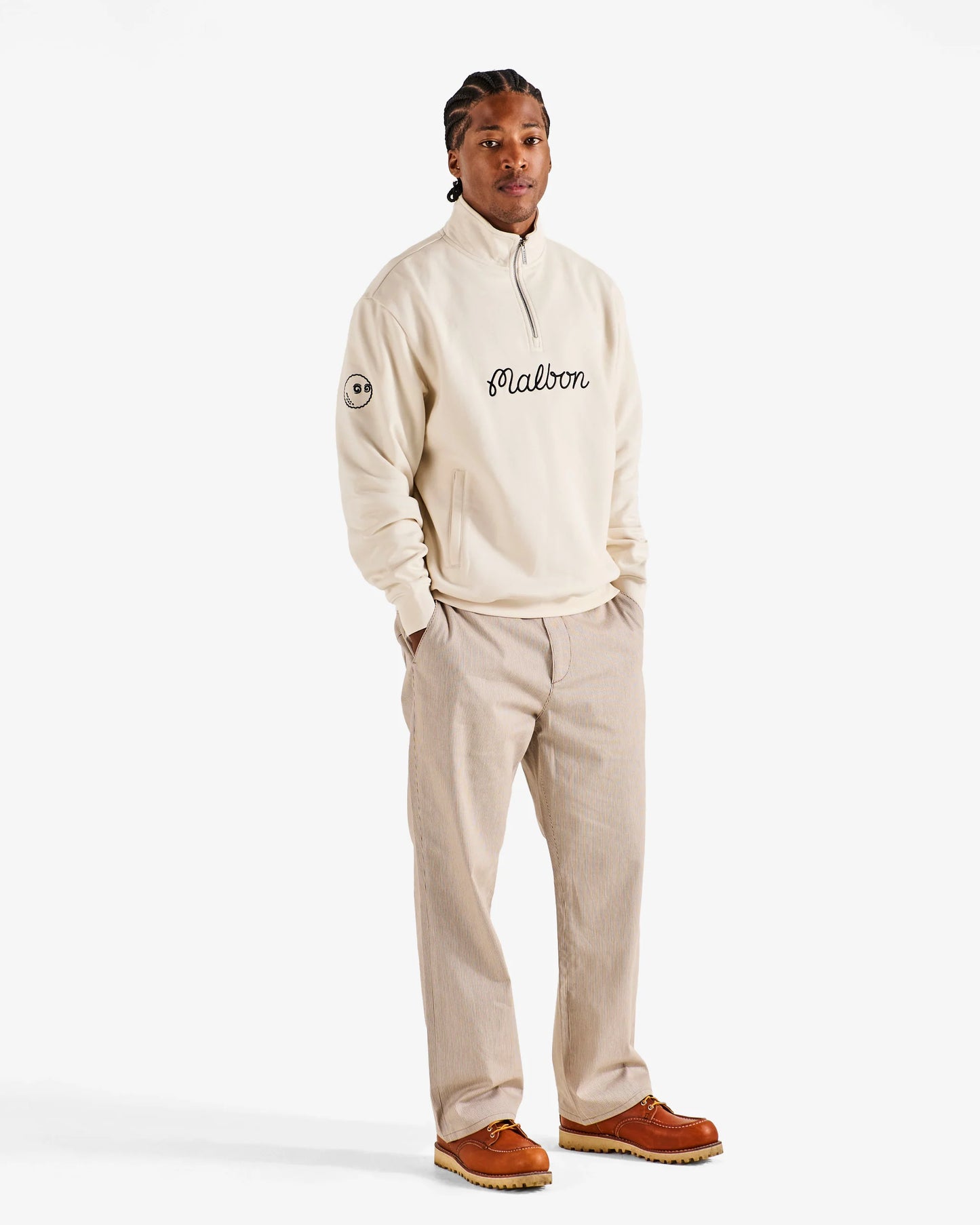 Collegiate Sweatshirt - Ivory