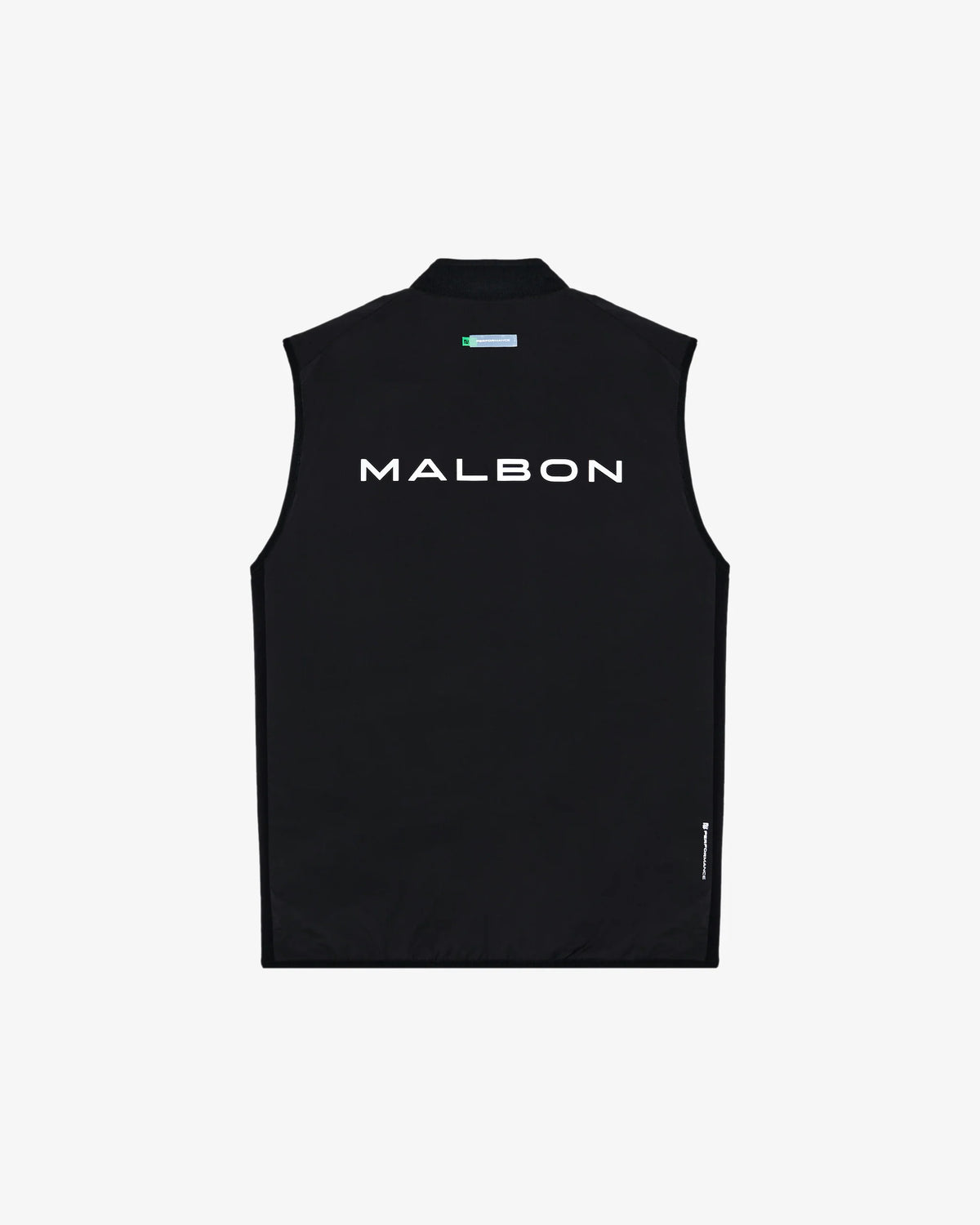 Performance Ribbed Panel Vest - Black