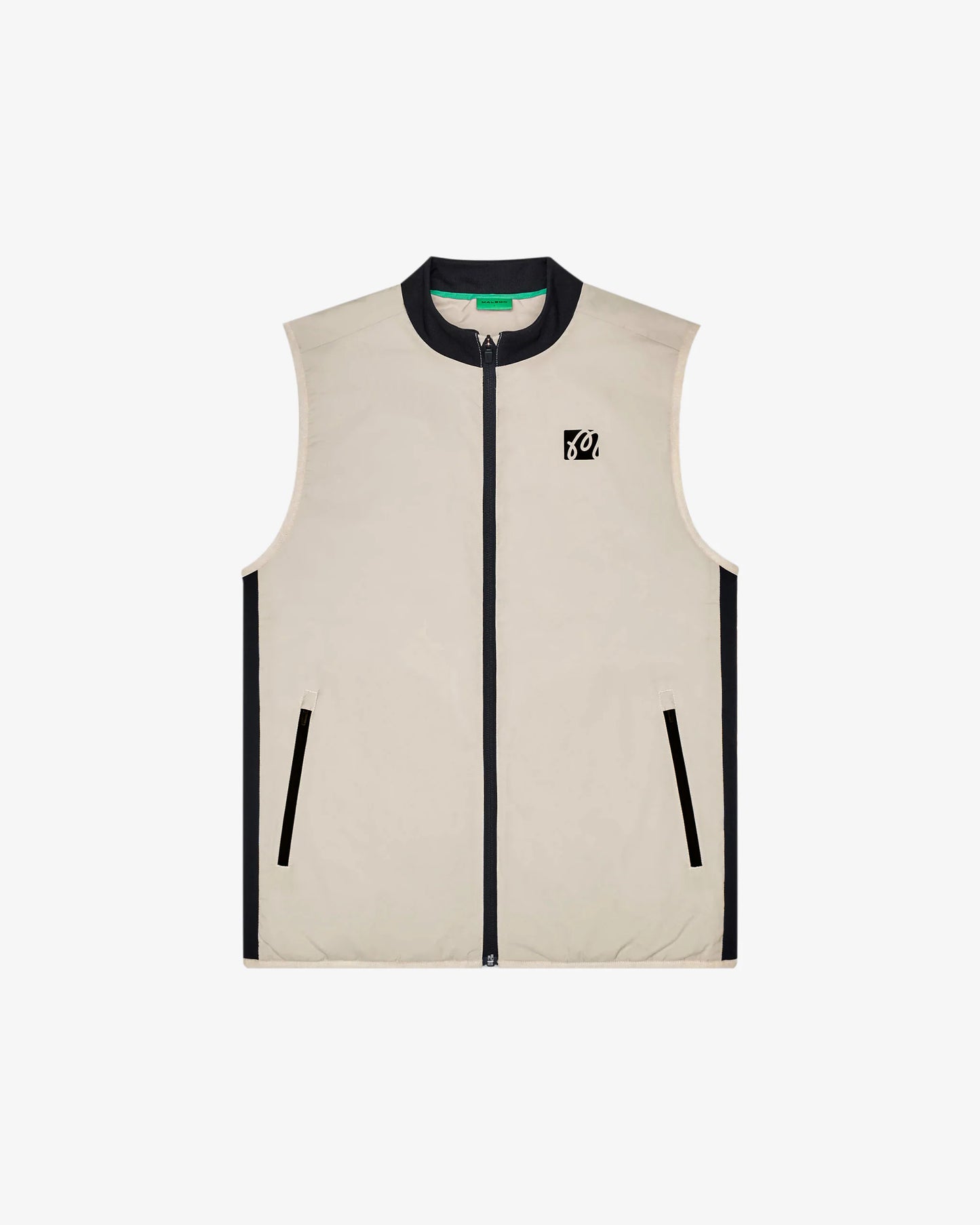 Performance Ribbed Panel Vest - Tan