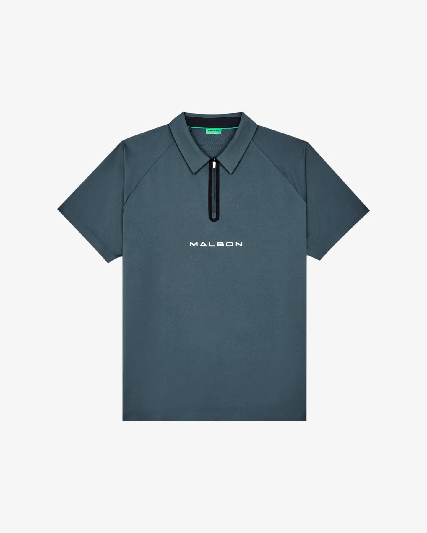 Performance Zip Raglan Polo - Dark Slate