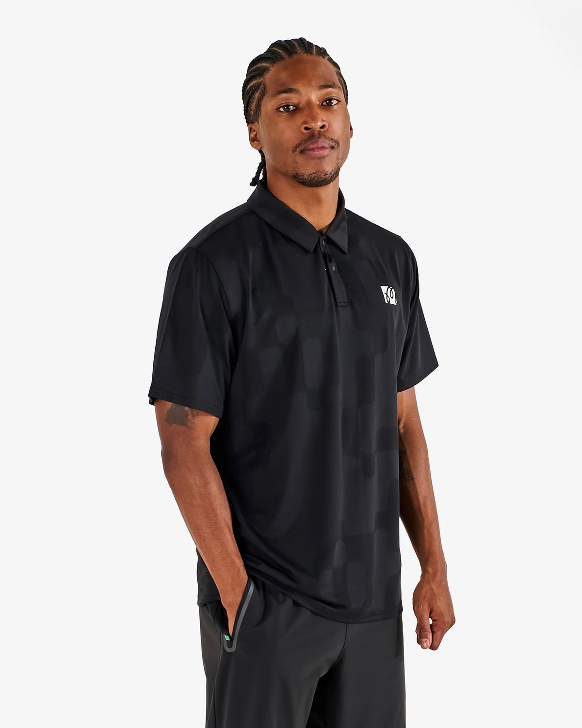 Performance Mesh Polo - Black