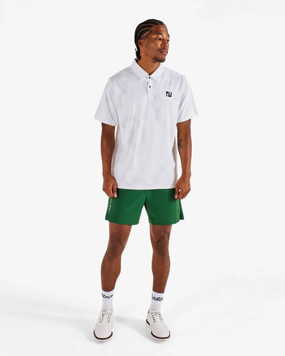 Performance Mesh Polo - White