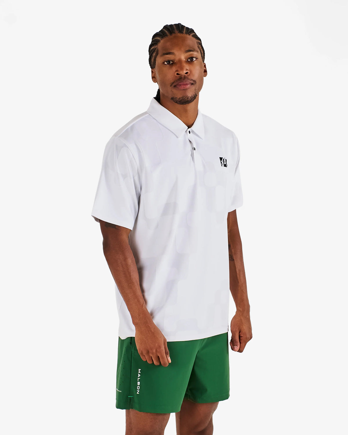 Performance Mesh Polo - White