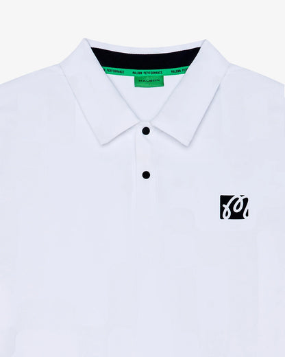 Performance Mesh Polo - White