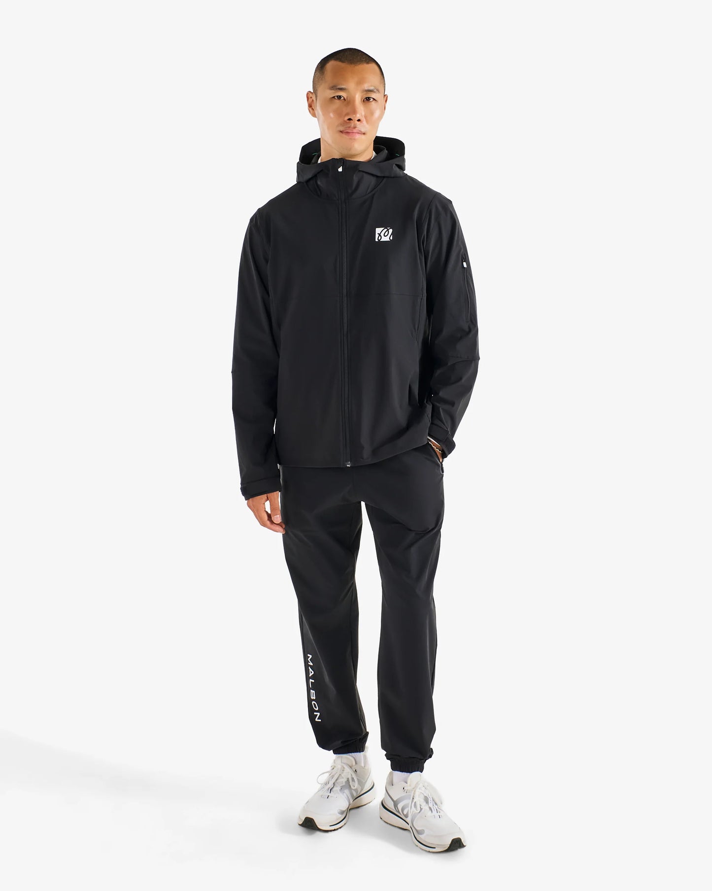 Performance Full Zip Shell Jacket - Black