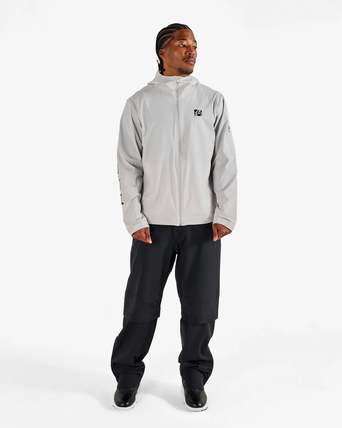 Performance Full Zip Shell Jacket - Silver