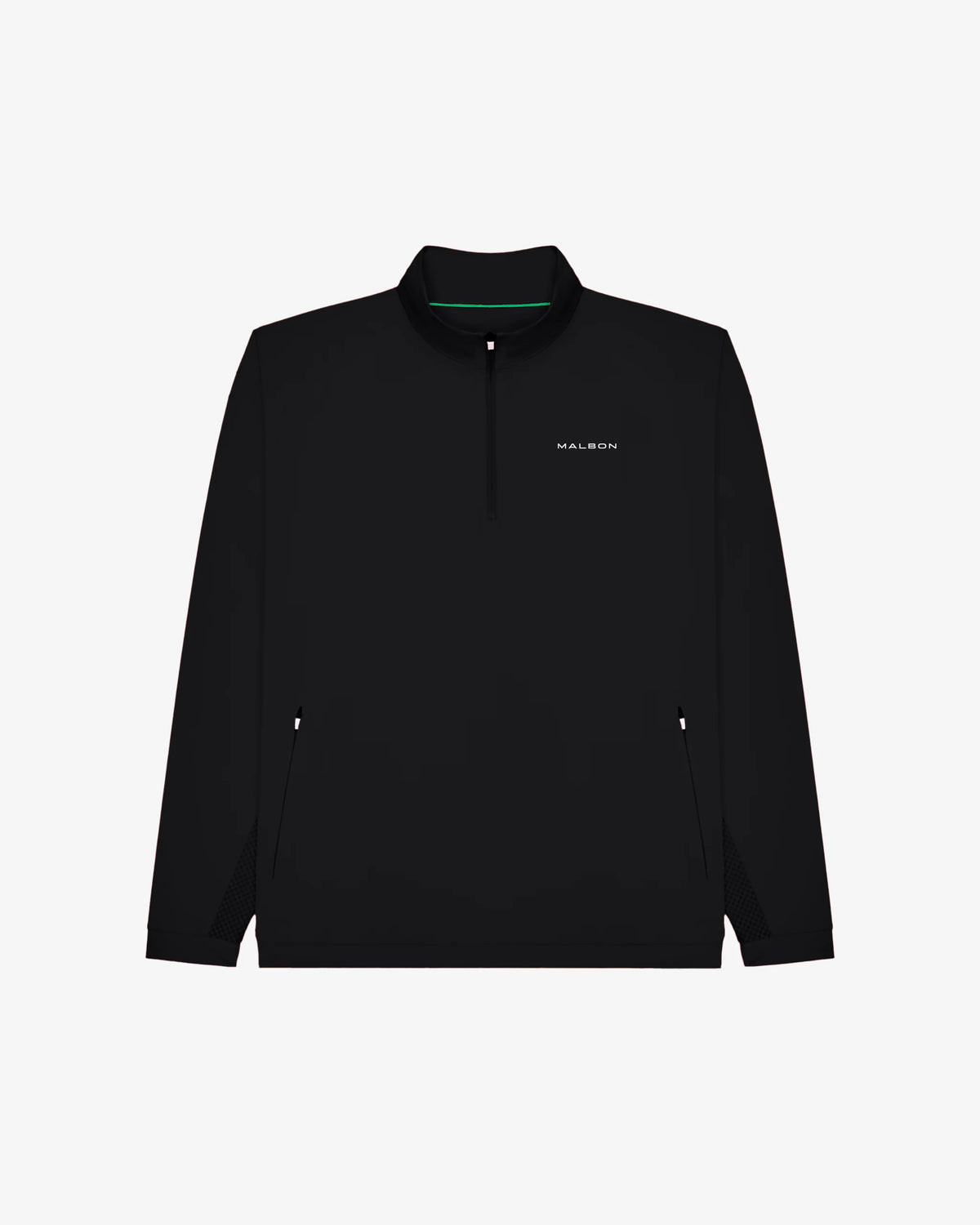 Performance Quarter Zip Shell Pullover - Black