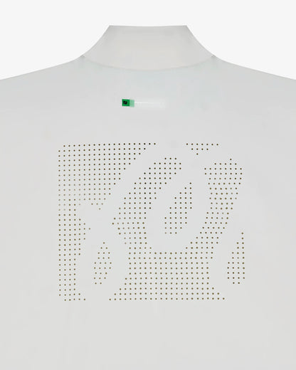 Performance Quarter Zip Shell Pullover - Silver / Black