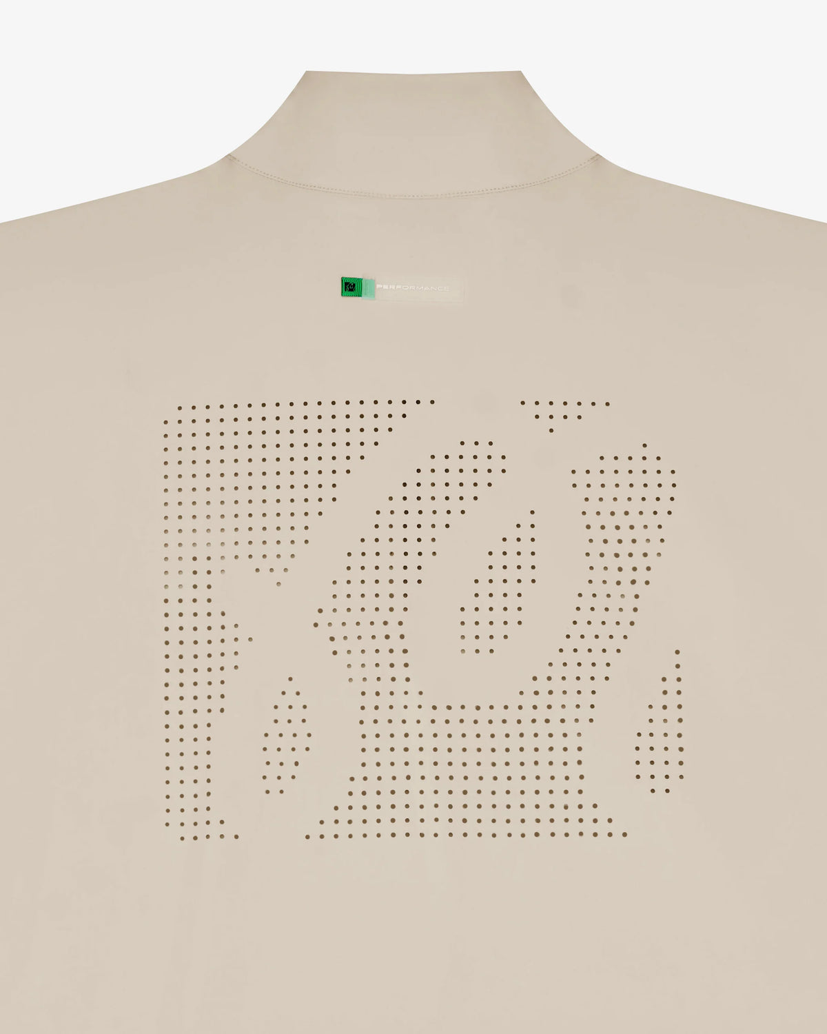 Performance Quarter Zip Shell Pullover - Tan