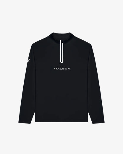 Performance Raglan Quarter Zip - Black
