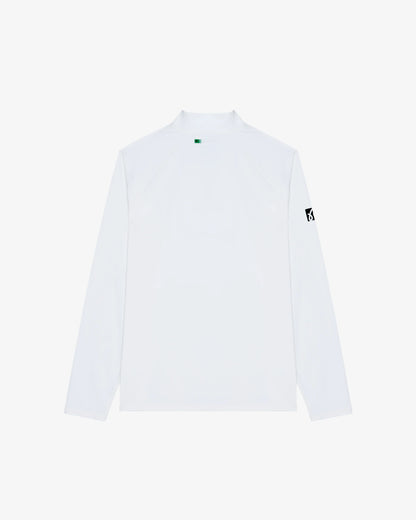 Performance Raglan Quarter Zip - White