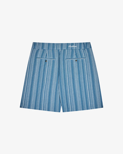 Arena Short - Aegean Blue Stripe