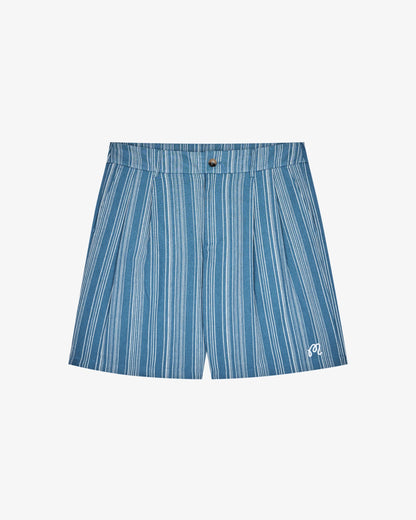 Arena Short - Aegean Blue Stripe