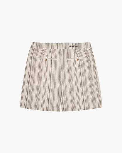 Arena Short - Cream Stripe