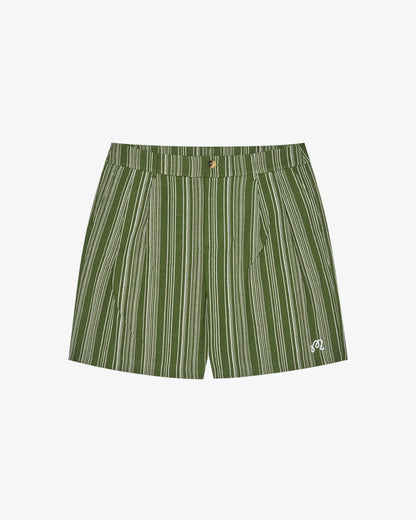 Arena Short - Chive Stripe