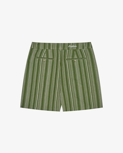 Arena Short - Chive Stripe