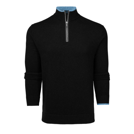 Sebonack Quarter Zip Sweater - Shepherd