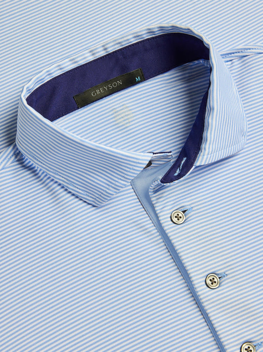 Saranac Polo - Wolf Blue / Arctic