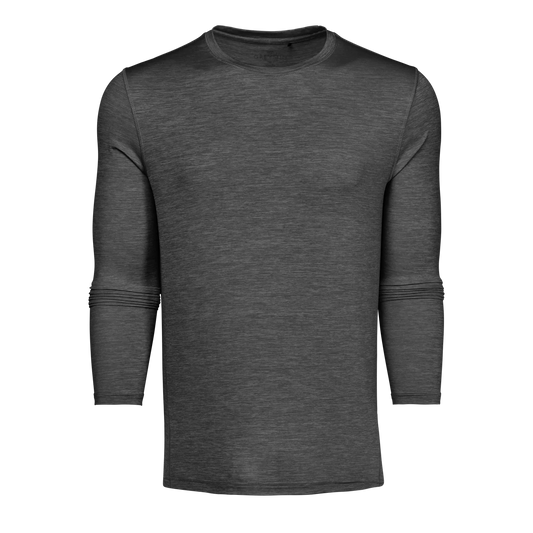 Guide Sport Long Sleeve Tee - Dark Grey Heather