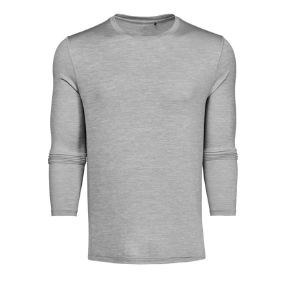 Guide Sport Long Sleeve Tee - Light Grey Heather