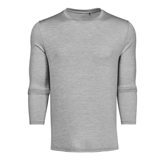 Guide Sport Long Sleeve Tee - Light Grey Heather