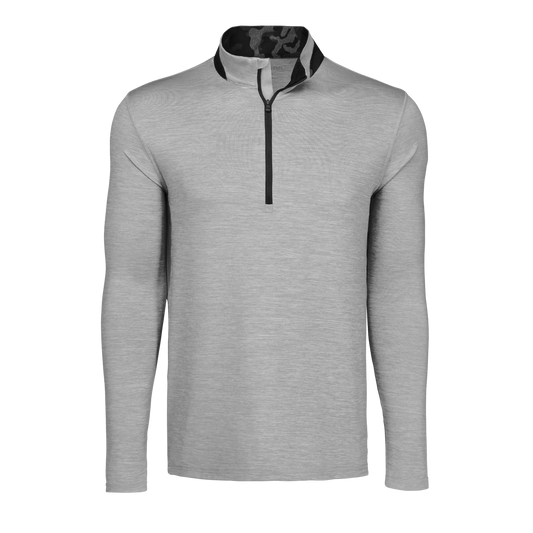 Guide Sport Quarter Zip - Light Grey Heather