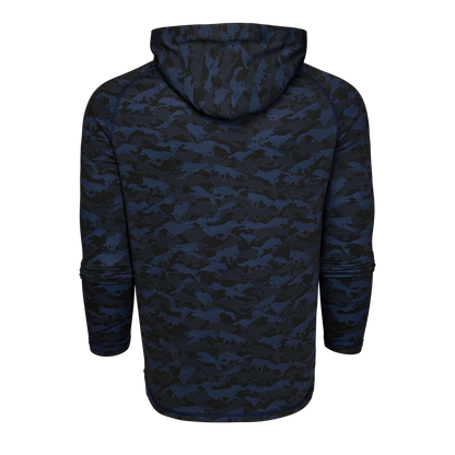 Wolfpack Camo Kennebec Sport Hoodie - Maltese Blue