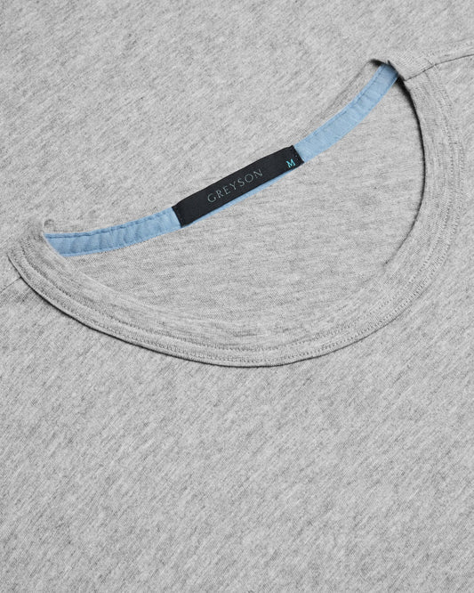 Alpha Slub Tee - Light Grey Heather