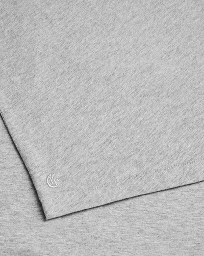 Alpha Slub Tee - Light Grey Heather