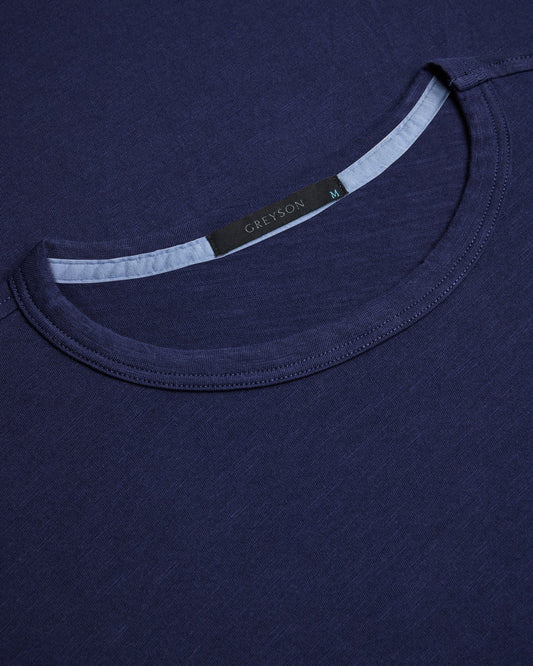 Alpha Slub Tee - Maltese Blue