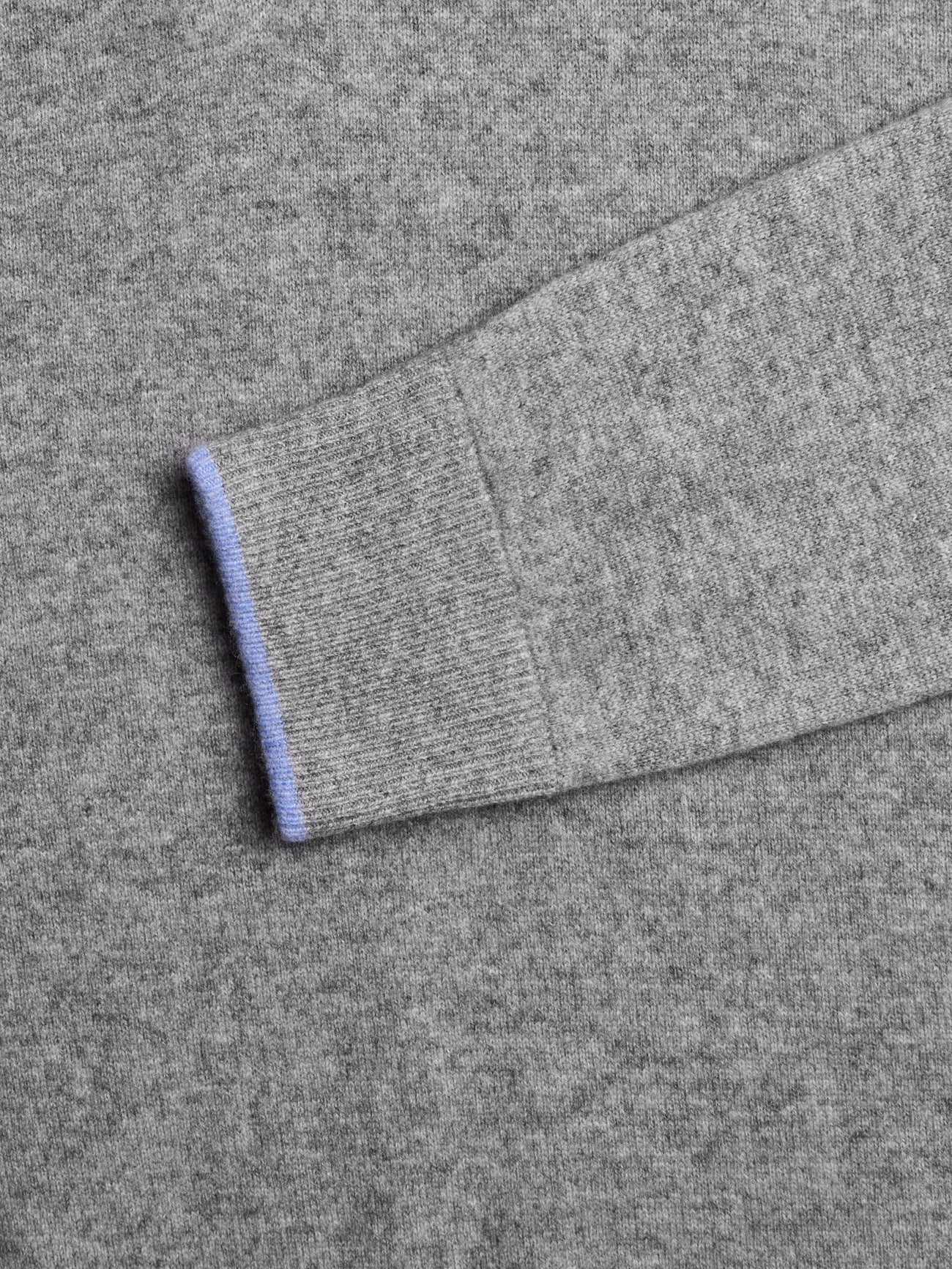 Sebonack Quarter Zip Sweater - Light Grey Heather