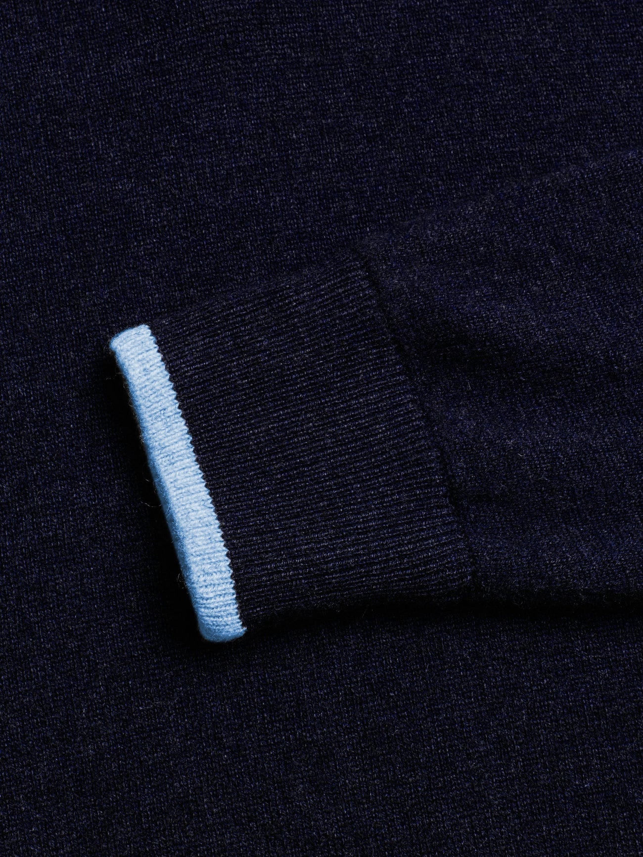 Sebonack Quarter Zip Sweater - Maltese Blue