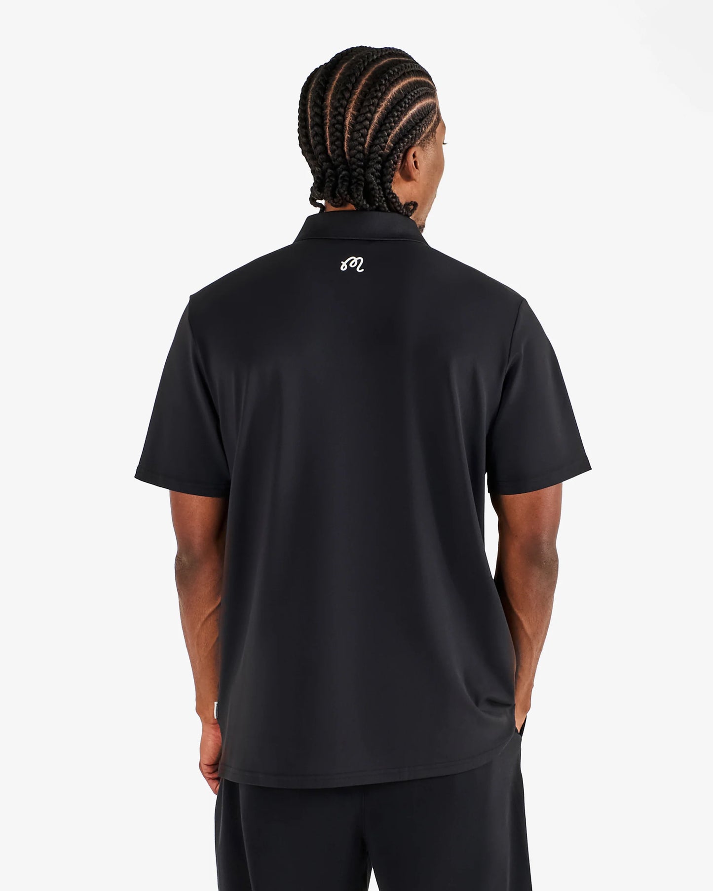 Block Placket Polo - Black (2026)