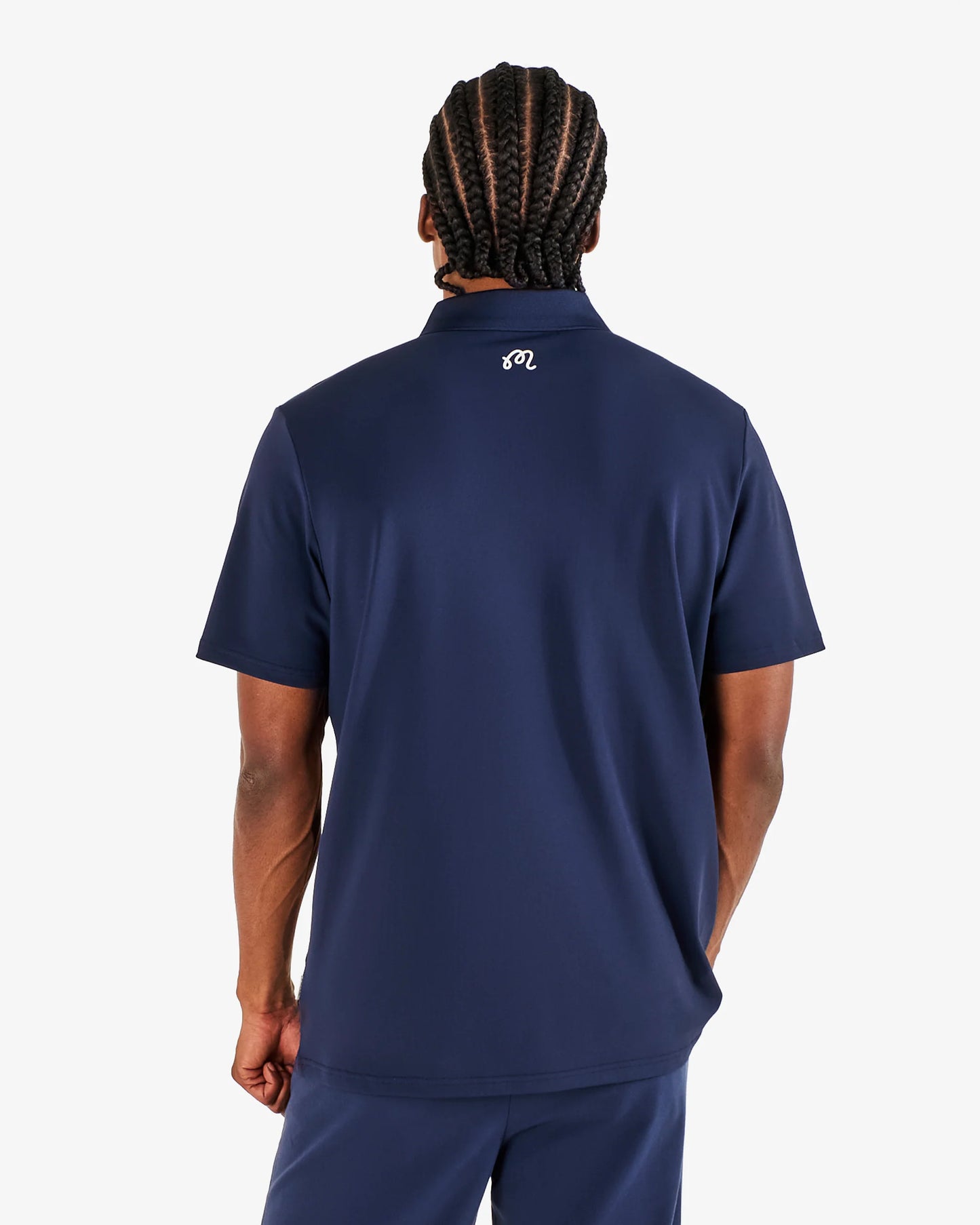 Block Placket Polo - Navy (2026)