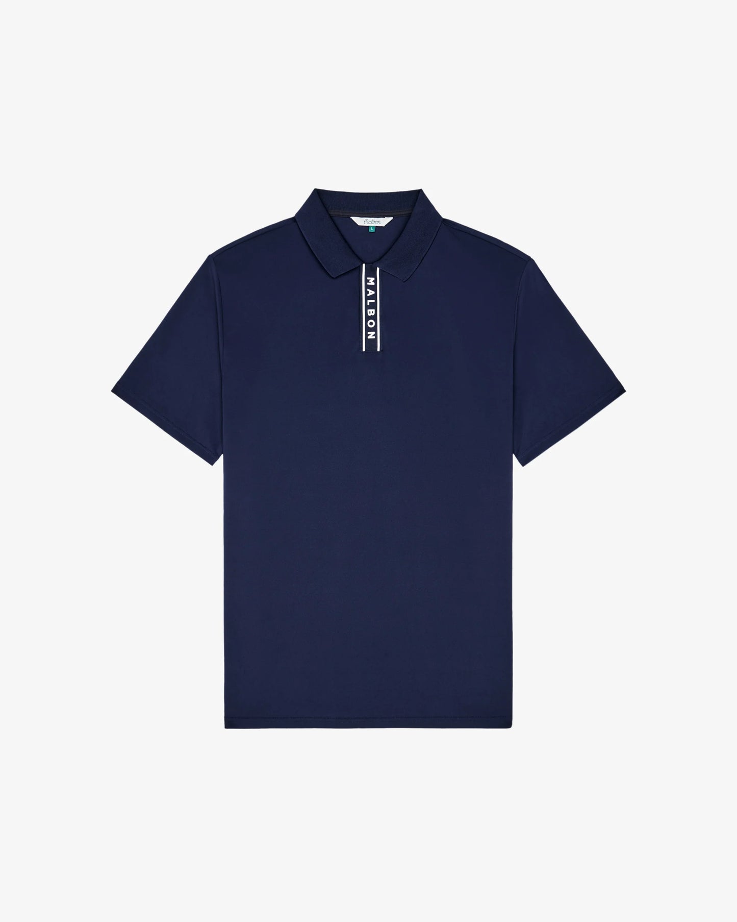 Block Placket Polo - Navy (2026)