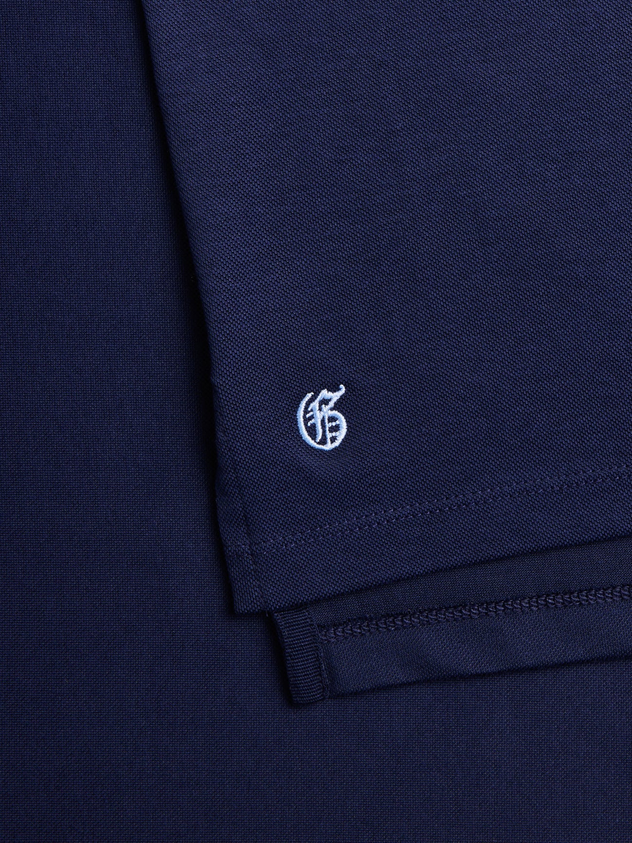 Omaha Long Sleeve Polo - Maltese Blue
