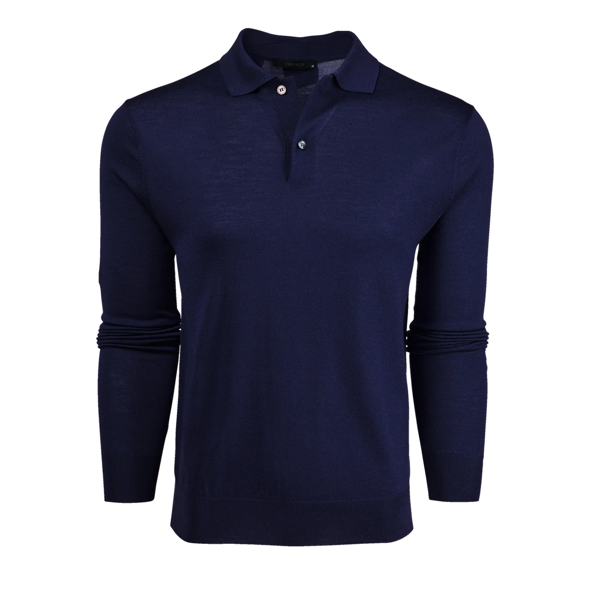 Saratoga LS Sweater Polo - Maltese Blue