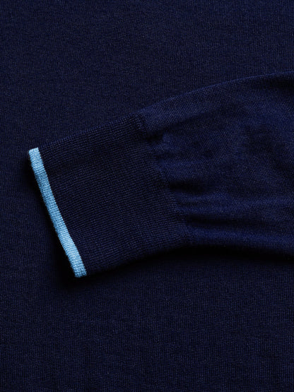 Saratoga Quarter Zip - Maltese Blue
