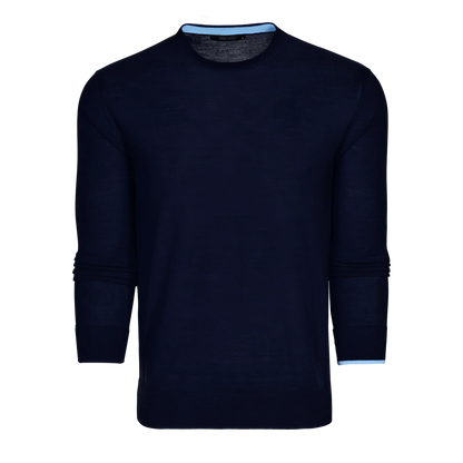 Saratoga Crewneck - Maltese Blue