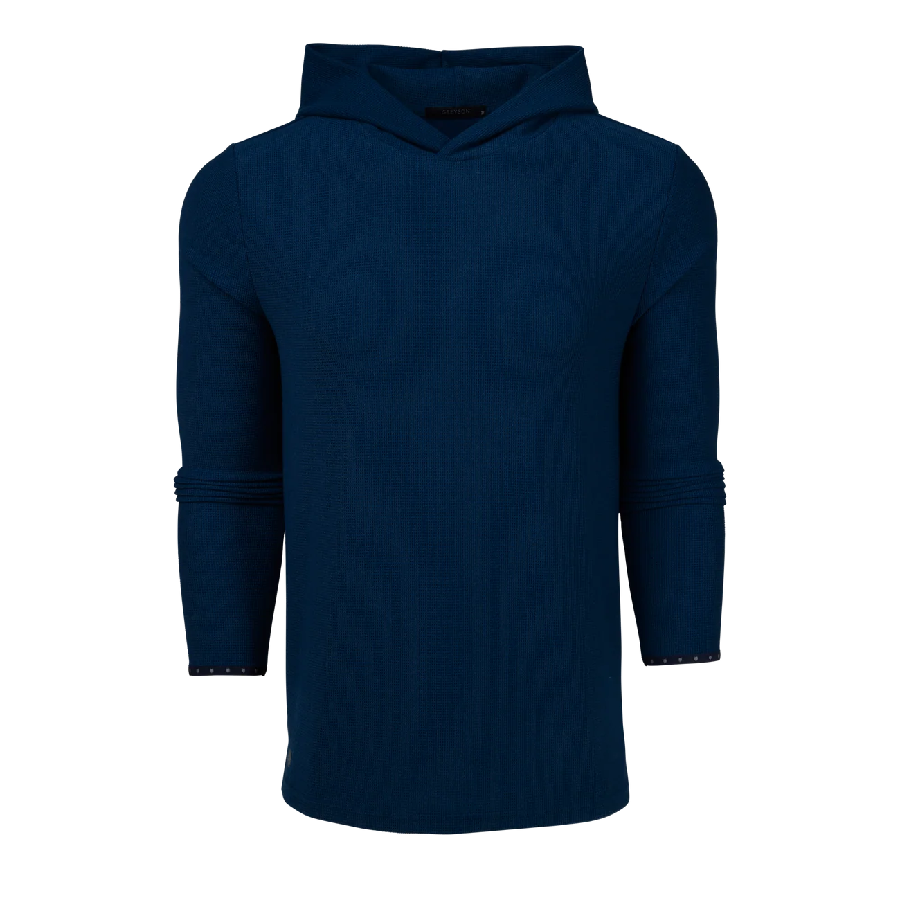 Traverse Waffle Hoodie - Maltese Blue