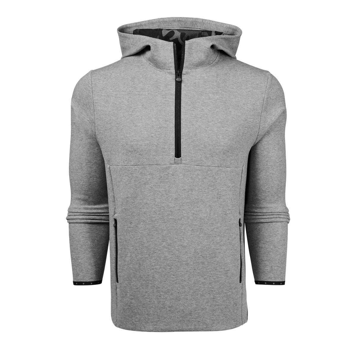 Calgary Quarter Zip - Medium Grey Heather