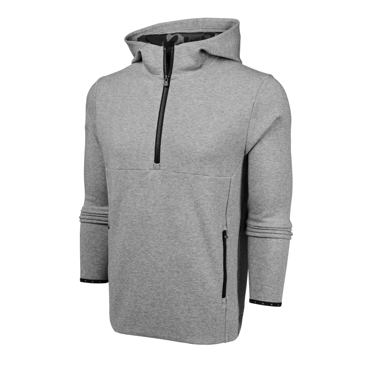 Calgary Quarter Zip - Medium Grey Heather