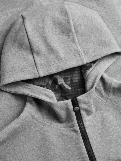 Calgary Quarter Zip - Medium Grey Heather