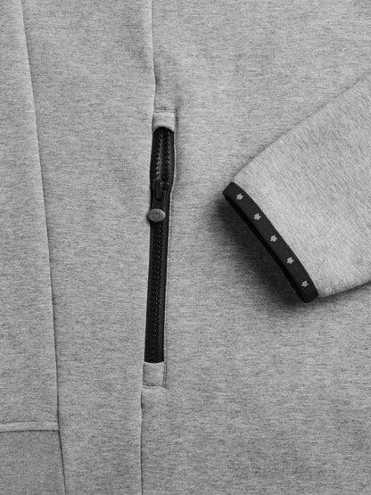 Calgary Quarter Zip - Medium Grey Heather