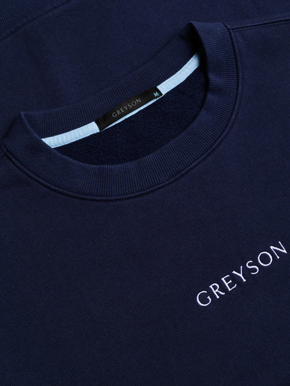 Signature Aspen Crewneck - Maltese Blue