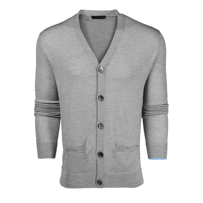 Saratoga Cardigan - Light Grey Heather