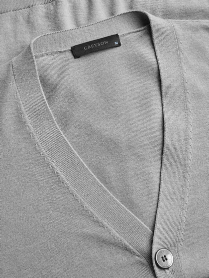 Saratoga Cardigan - Light Grey Heather